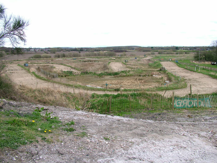 Motor cross track next to the canal