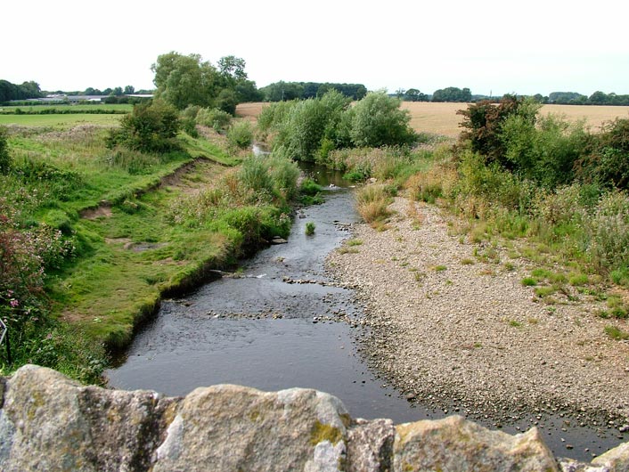 View of River Brock from the aqueduct