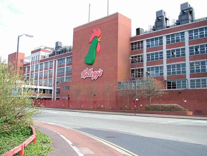Kellogg's factory at Trafford Kellogg's factory at Trafford