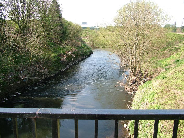 Cut Hole aqueduct over the River Irwell