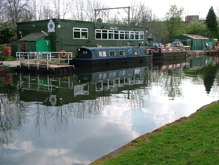 Boats moored at Sale Cruising Club