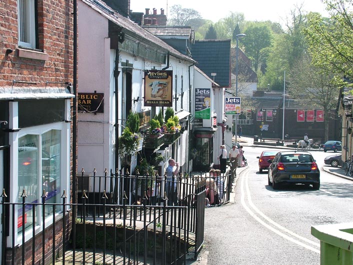 The Bulls Head close to the canal bridge