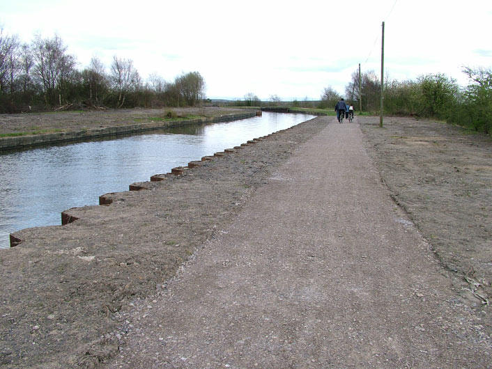 Former mining area being reclaimed