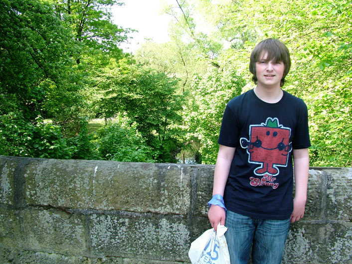 Thomas on Savick Aqueduct (Bridge 13)