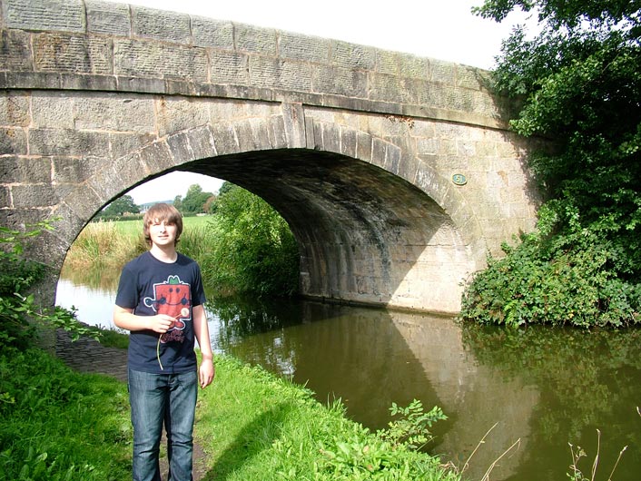 Thomas at Stubbins bridge (Bridge 51)