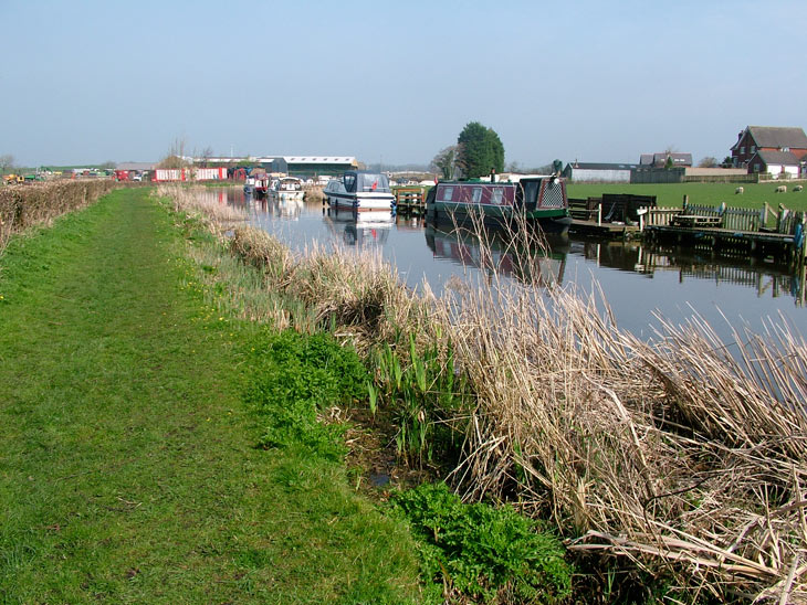 Boats moored at Cabus Nook