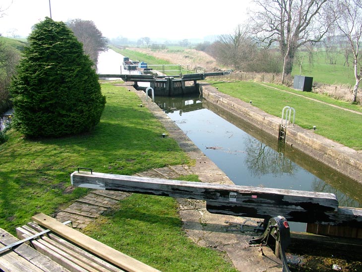 First lock of the Glasson branch