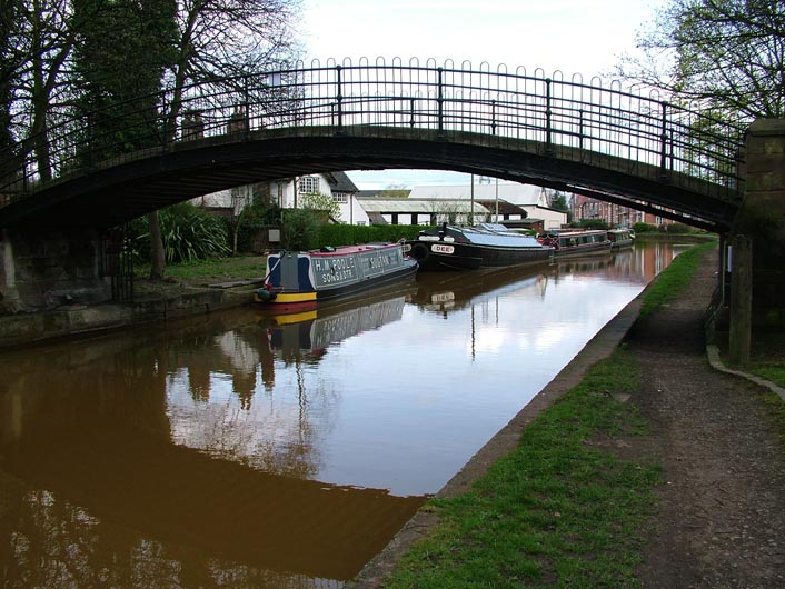 Iron footbridge