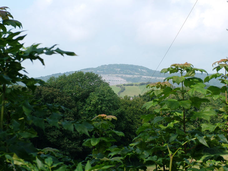 Rolling countryside and hills