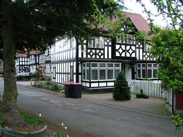 Nice houses overlooking the village green