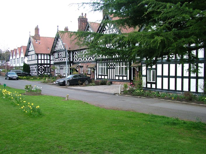 Nice houses overlooking the village green