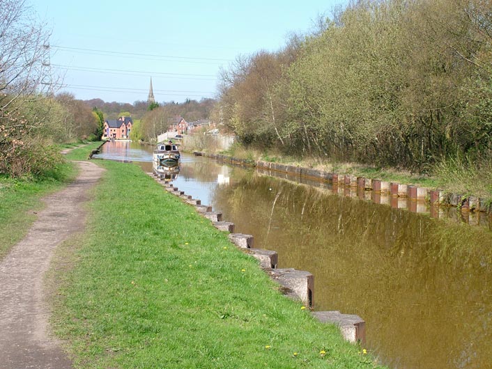 Looking back as we head out of Worsley