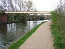 Pipe bridge (notice lettering)