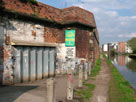 Old railway bridge, arches now used for local businesses