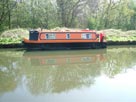 A small narrow boat A small narrow boat