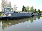 Newly built narrow boats