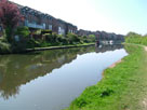 Houses by the canal at Lymm Houses by the canal at Lymm