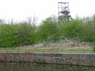 Looking back at the pithead Looking back at the pithead
