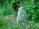 Other side of distance marker, Garstang 14 miles Other side of distance marker, Garstang 14 miles