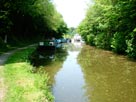 Boats moored close to Salwick Hall bridge Boats moored close to Salwick Hall bridge