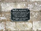 Brock aqueduct plaque Brock aqueduct plaque