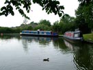 Boats moored at Dimples bridge