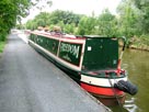 Freedom moored at Garstang Freedom moored at Garstang
