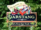 Welcome to Garstang sign Welcome to Garstang sign