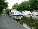 Boats moored at Garstang Boats moored at Garstang