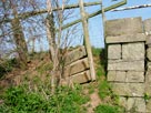 Steps at Cartmels bridge, not been used for a while