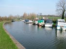 Boats moored at Galgate