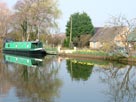 Small housing estate on the canal Small housing estate on the canal