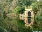 A narrow boat garage