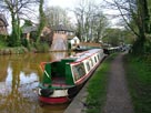 Boats moored at Worsley Boats moored at Worsley
