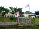 Flags and houses