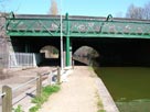 Railway and footbridge at Patricroft